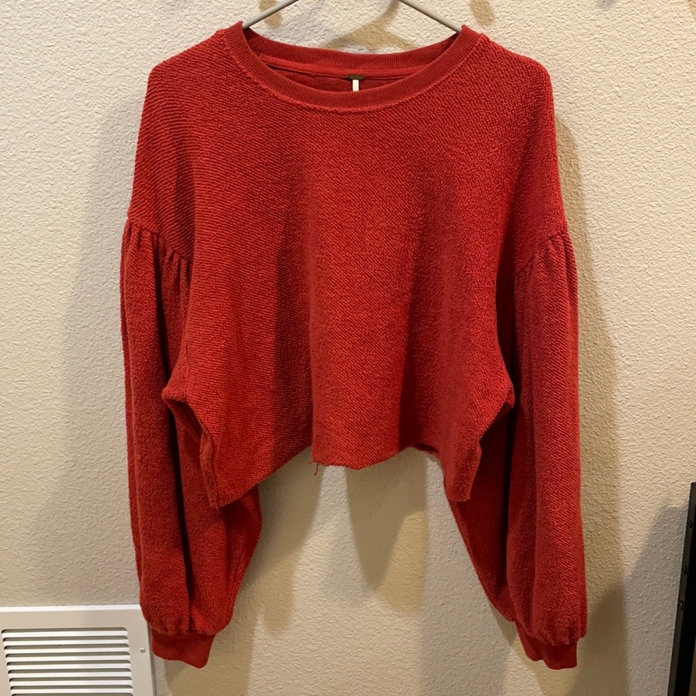 Free People crop sweater